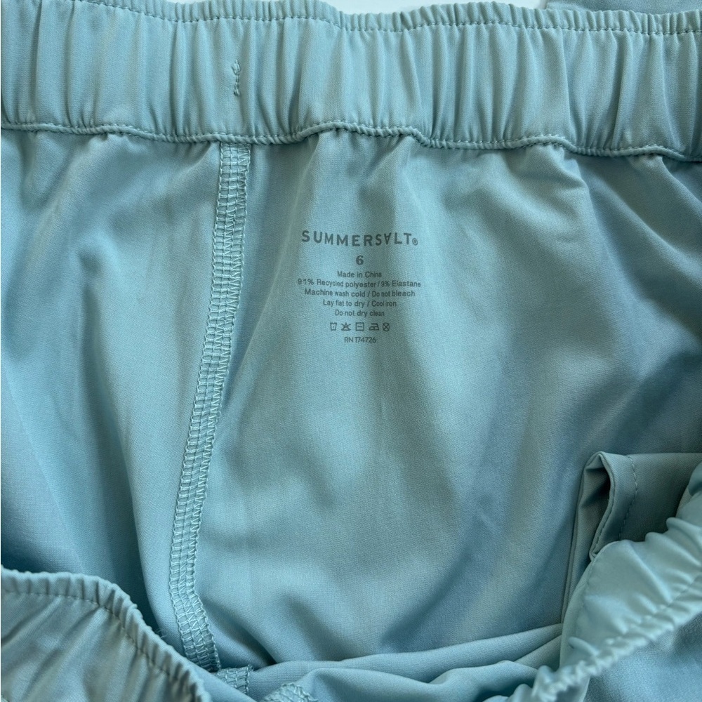Summersalt Lightweight Pull On Pants Pale Green Size 6 - Picture 4 of 8